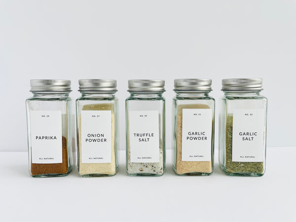 Minimalist Spice Jars