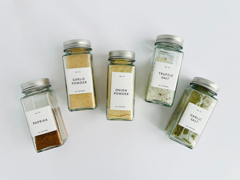 Minimalist Spice Jars