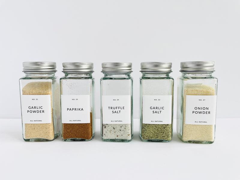 Minimalist Spice Jars