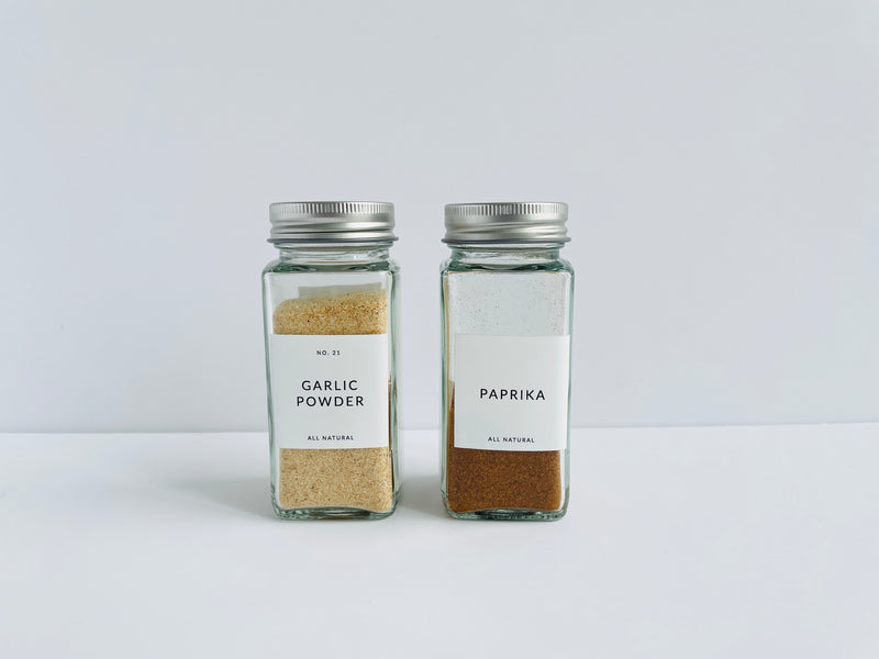 Minimalist Spice Jars